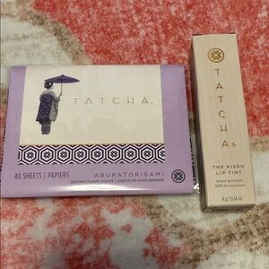 Tatcha Kissu Lip Tint & Blotting Papers